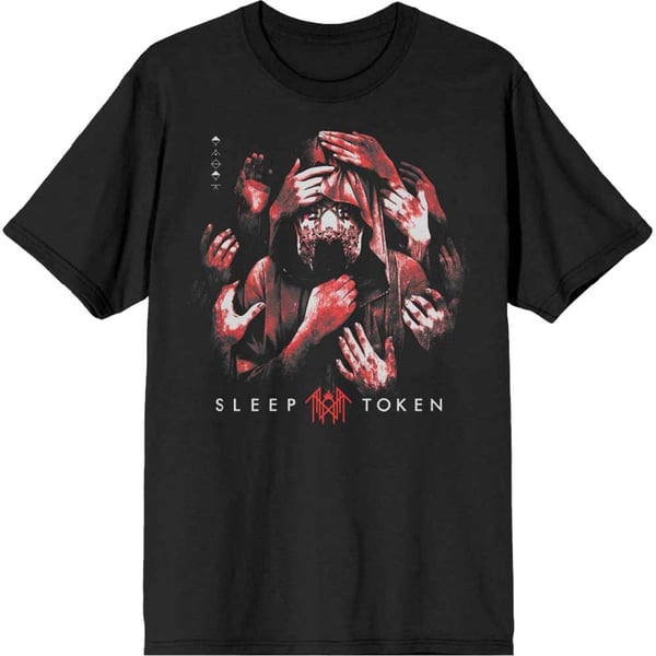 Sleep Token Unisex T-Shirt: Grabbing Hands (Small)