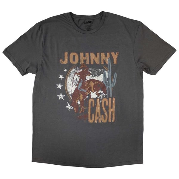 Johnny Cash Unisex T-Shirt: Cowboy (XX-Large)