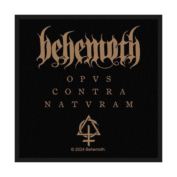 BEHEMOTH STANDARD WOVEN PATCH - OPUS CONTRA NATVRAM
