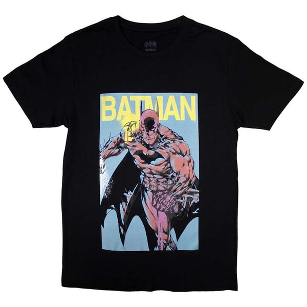 DC Comics Unisex T-Shirt: Batman - Pop Colours (Medium)