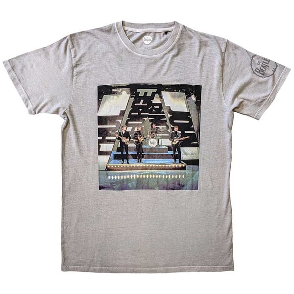 The Beatles Unisex T-Shirt: On Stage (Sleeve Print) (Small)