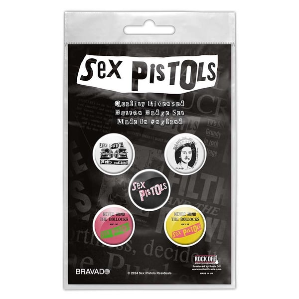 The Sex Pistols Button Badge Pack: Never Mind The B**** The Sex Pistols Button Badge Pack: Never Mind The B****