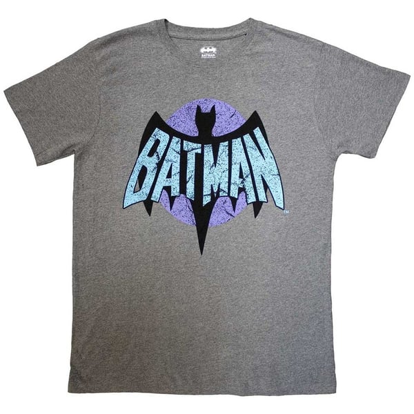 DC Comics Unisex T-Shirt: Batman Retro Logo (Medium)