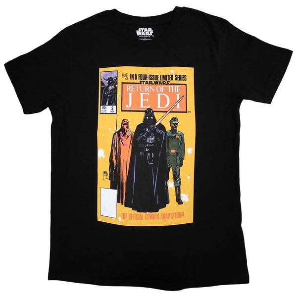Star Wars Unisex T-Shirt: Return Of The Jedi Comic Cover (Medium)