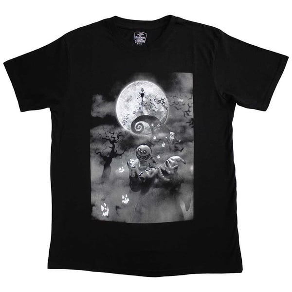 The Nightmare Before Christmas Unisex T-Shirt: Oogie Scene (X-Large)