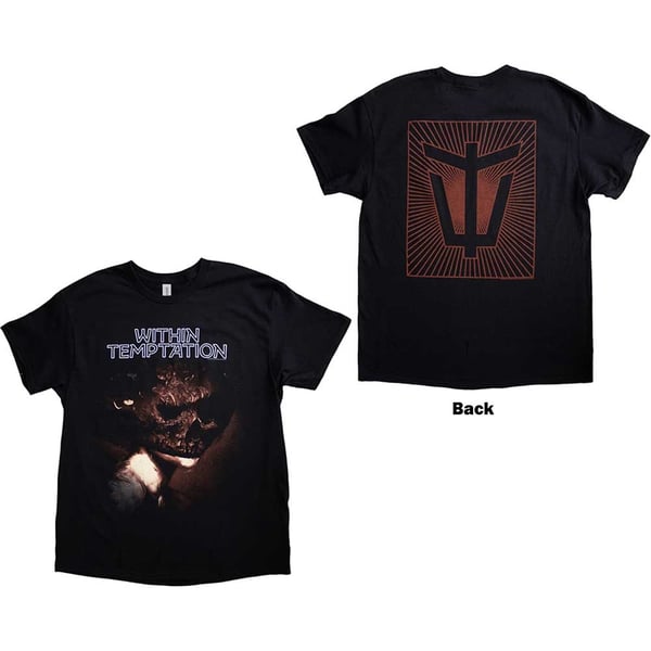 Within Temptation Unisex T-Shirt: Bleed Out Single (Back Print) (Small)