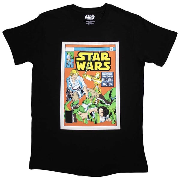 Star Wars Unisex T-Shirt: Luke & Leia Comic Cover (XX-Large)
