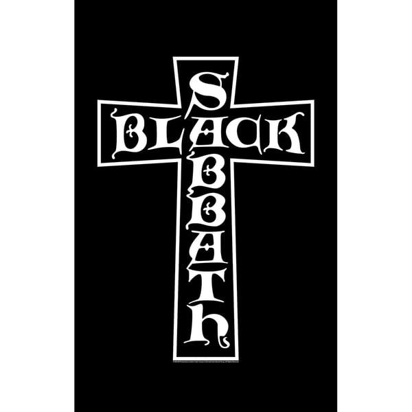 BLACK SABBATH TEXTILE POSTER - CROSS