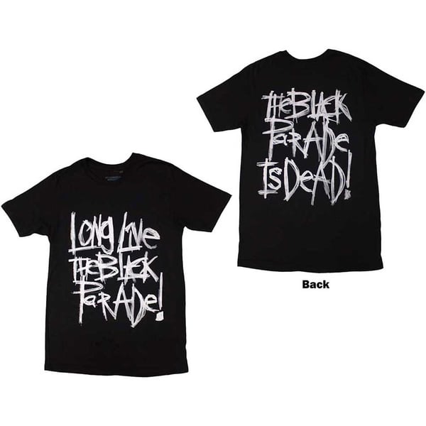 My Chemical Romance Unisex T-Shirt: Long Live The Black Parade (Back Print) (Medium)