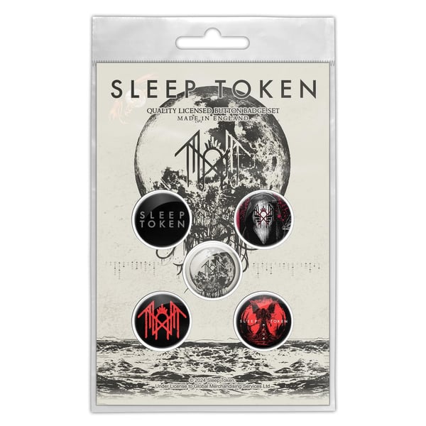 Sleep Token Button Badge Pack: Take Me Back To Eden Sleep Token Button Badge Pack: Take Me Back To Eden