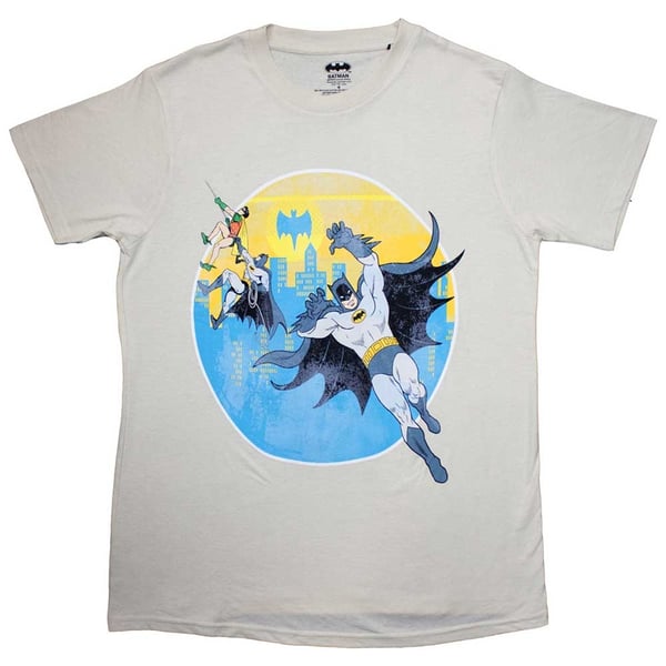 DC Comics Unisex T-Shirt: Batman Bat Leap (X-Large)