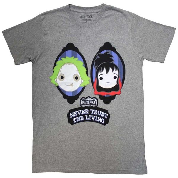 Beetlejuice Unisex T-Shirt: Never Trust The Living (Medium)
