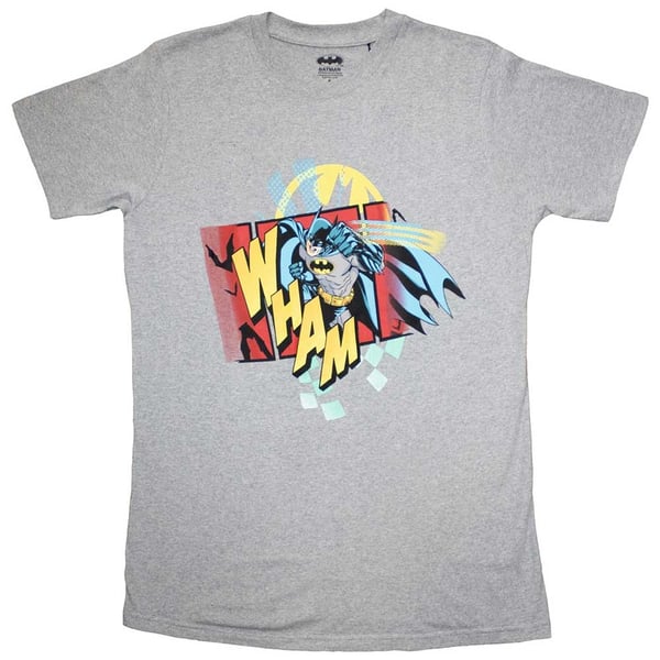 DC Comics Unisex T-Shirt: Batman Wham (XX-Large)