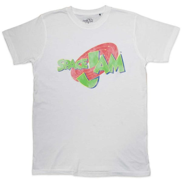 Space Jam Unisex T-Shirt: Retro Logo (Medium)