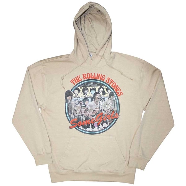 The Rolling Stones Unisex Pullover Hoodie: Some Girls Circle (Large)
