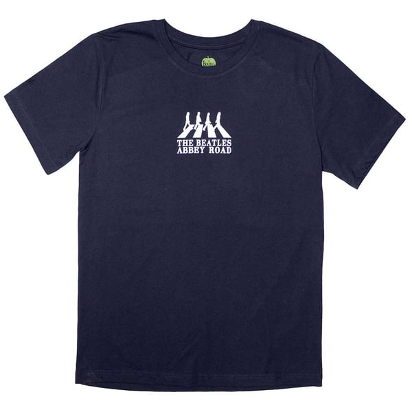 The Beatles Unisex T-Shirt: Mini Abbey Road Crossing Silhouette (X-Large)