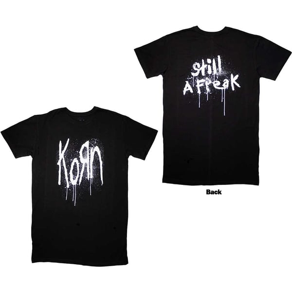 Korn Ladies T-Shirt Dress: Still A Freak (Back Print) (XX-Large)