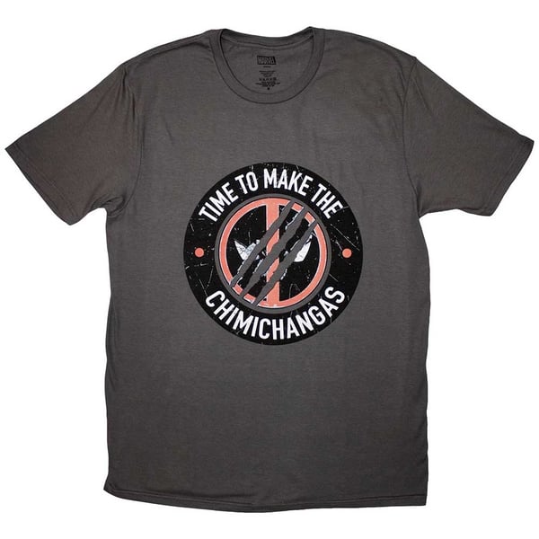 Marvel Comics Unisex T-Shirt: Deadpool Chimichanga (X-Large)