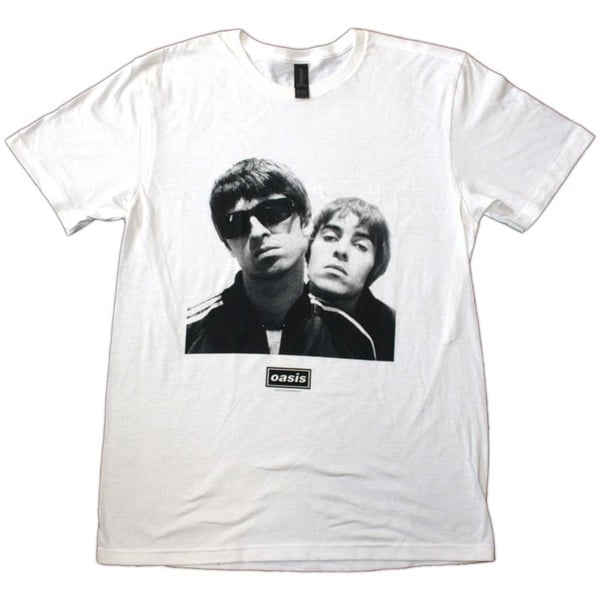 Oasis Unisex T-Shirt: Noel & Liam Square Photo (Small)