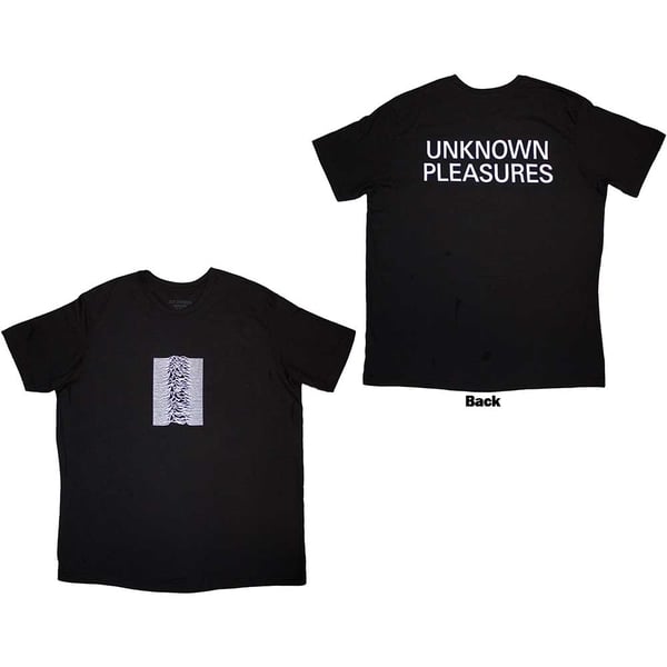 Joy Division Unisex T-Shirt: Lone Pulsar (Back Print) (Medium)
