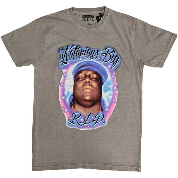 Biggie Smalls Unisex T-Shirt: RIP Airbrush (Small)