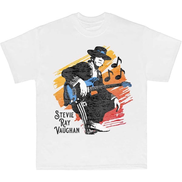 Stevie Ray Vaughan Unisex T-Shirt: Stevie (Medium)