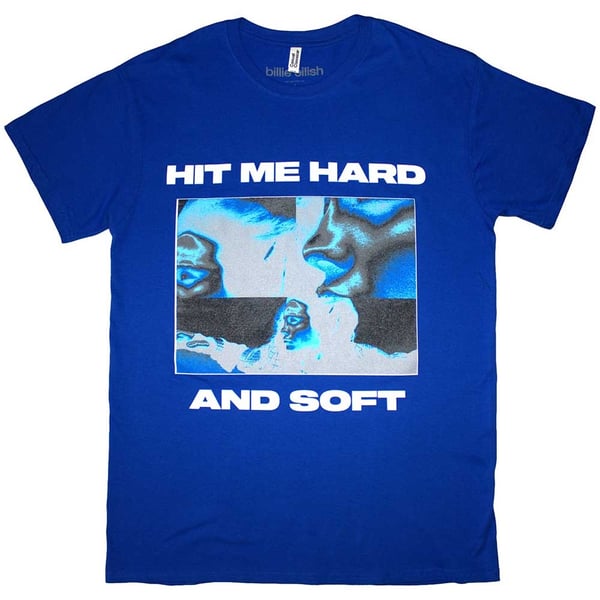 Billie Eilish Unisex T-Shirt: Hit Me Hard And Soft Negative (Medium)