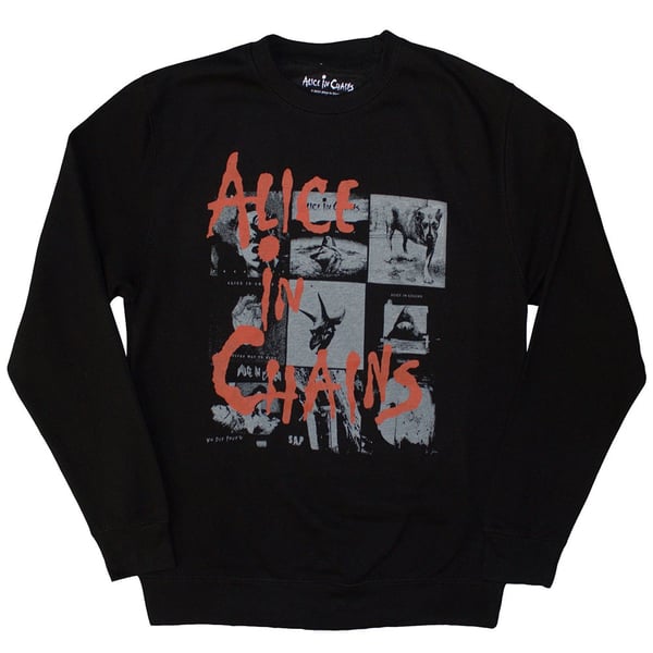 Alice In Chains Unisex Sweatshirt: Albums Montage (Small)