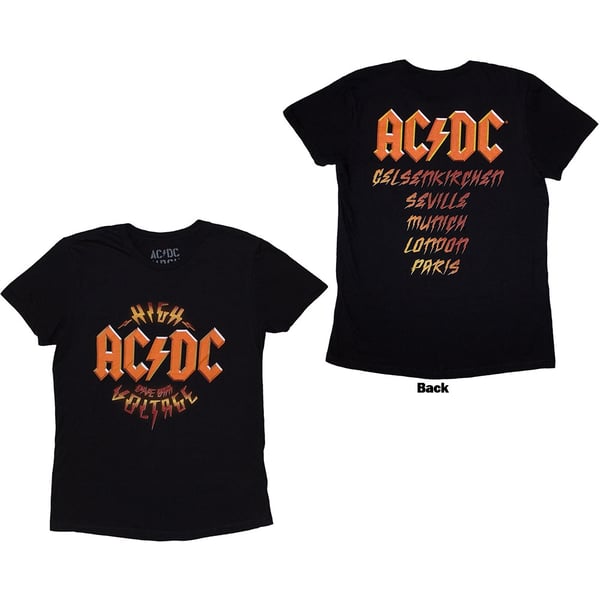 AC/DC Ladies T-Shirt: High Voltage Dive Bar (Back Print & Ex-Tour) (XX-Large)