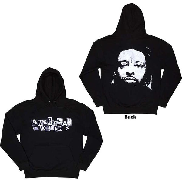 21 Savage Unisex Pullover Hoodie: American Dream (Back Print) (Large)