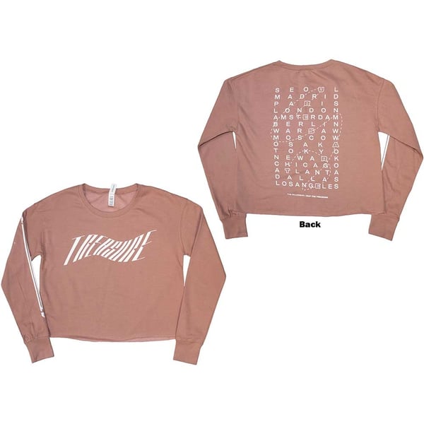 ATEEZ Unisex Sweatshirt: Fellowship Map The Treasure Crop (Back Print & Ex-Tour) (Small)