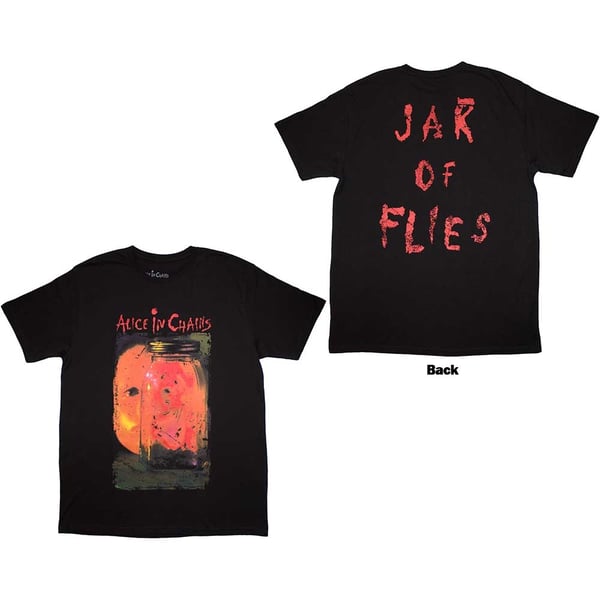 Alice In Chains Unisex T-Shirt: Jar of Flies (Back Print) (Large)