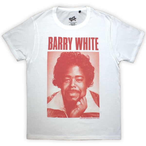 Barry White Unisex T-Shirt: Box Photo (X-Large)