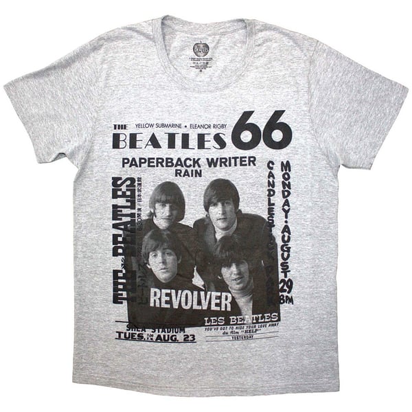 The Beatles Unisex T-Shirt: 1966 (Large)