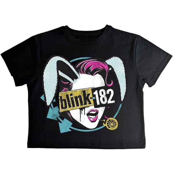 Blink-182 Ladies Crop Top: Blind Date (Large)