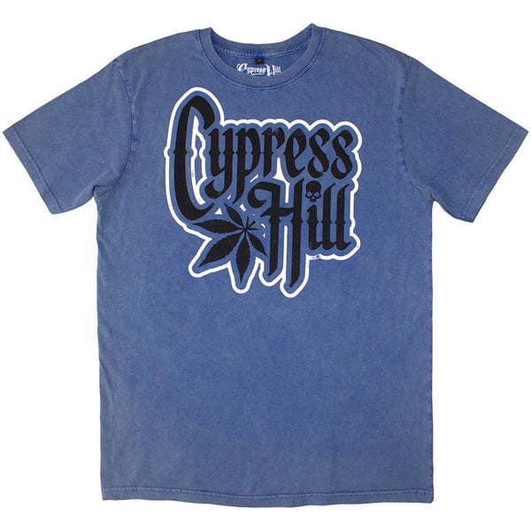 Cypress Hill Unisex Stone Wash T-Shirt: Logo (Large)