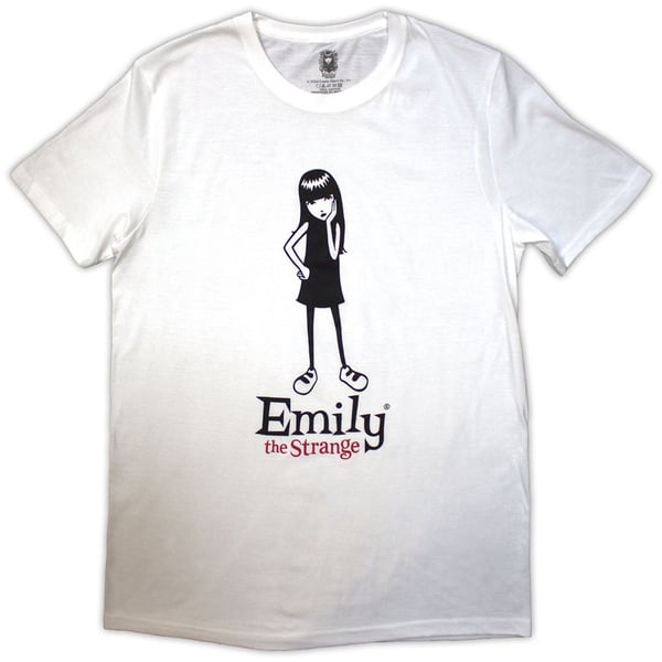 Emily The Strange Unisex T-Shirt: Emily Poses (Small)