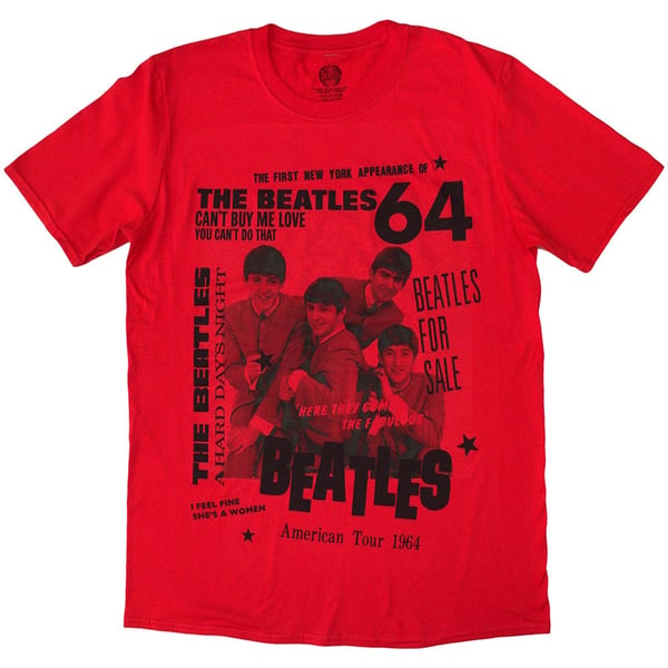 The Beatles Unisex T-Shirt: 1964 (Large)