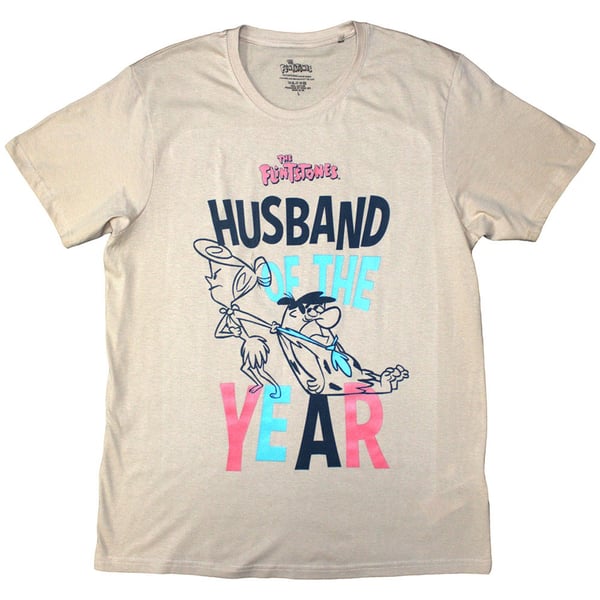 The Flintstones Unisex T-Shirt: Husband Of The Year  (Medium)