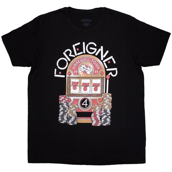 Foreigner Unisex T-Shirt: Farewell Tour (Large)