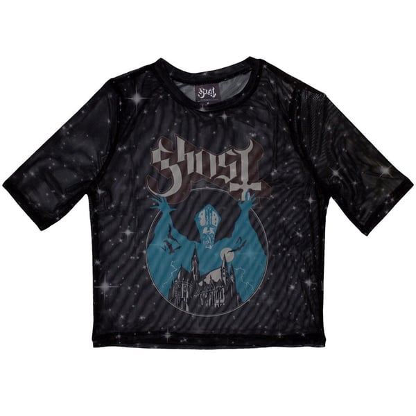 Ghost Ladies Crop Top: Opus (Mesh) (Medium)