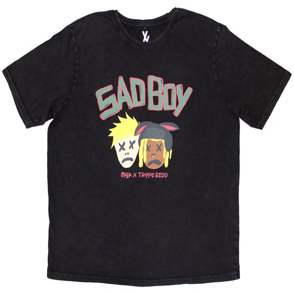 Machine Gun Kelly Unisex Stone Wash T-Shirt: Sad Boy (XX-Large)