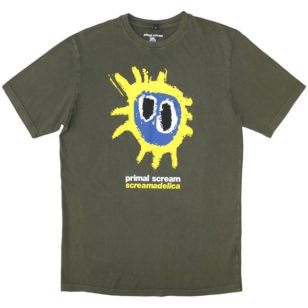 Primal Scream Unisex Stone Wash T-Shirt: Screamadelica (XX-Large)