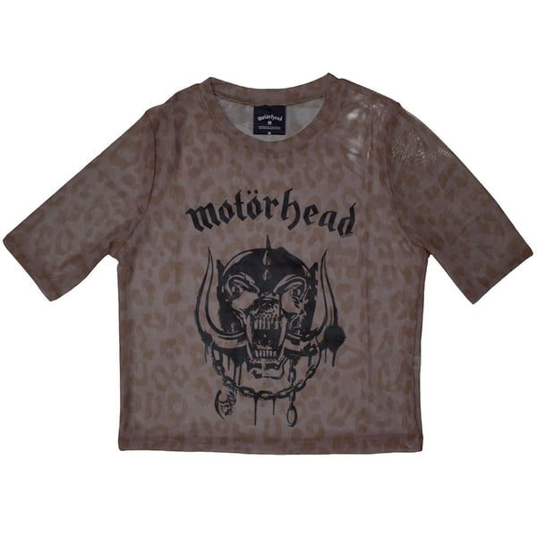Motorhead Ladies Crop Top: Warpig (Mesh) (XX-Small)