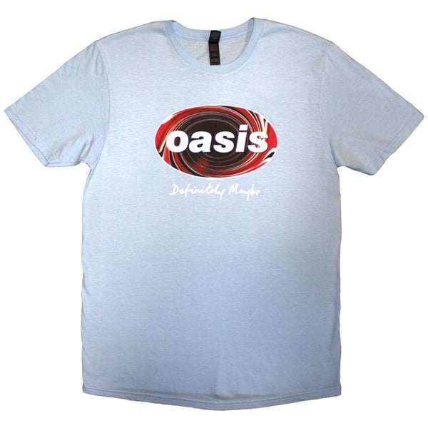 Oasis Unisex T-Shirt: Definitely Maybe Union Jack Oval (XX-Large)