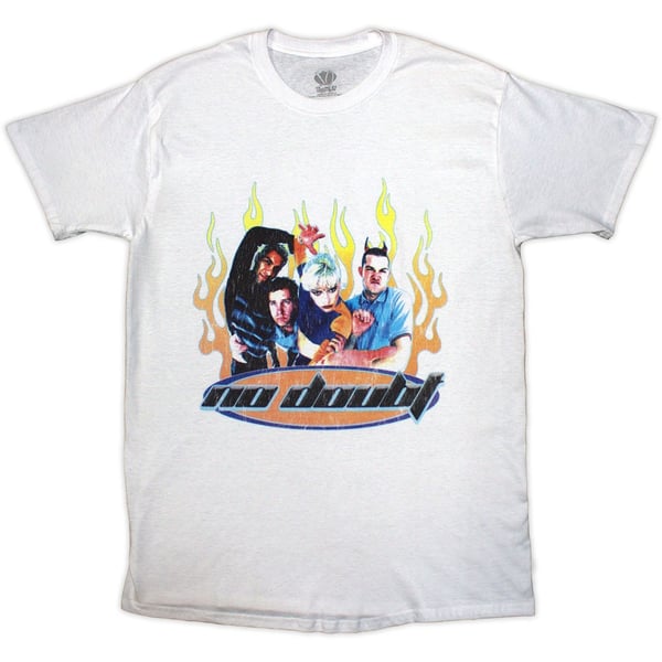 No Doubt Unisex T-Shirt: Flames (X-Large)