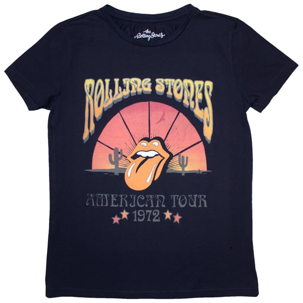 The Rolling Stones Ladies T-Shirt: Desert '72 (Small)