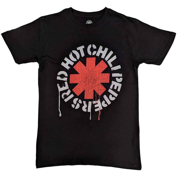 Red Hot Chili Peppers Kids T-Shirt: Stencil (7-8 Years)