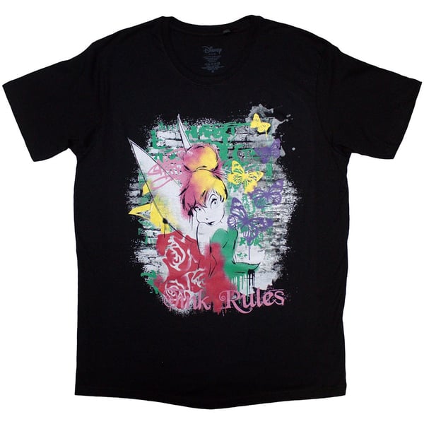 Tinker Bell Unisex T-Shirt: Tink Rules (Medium)