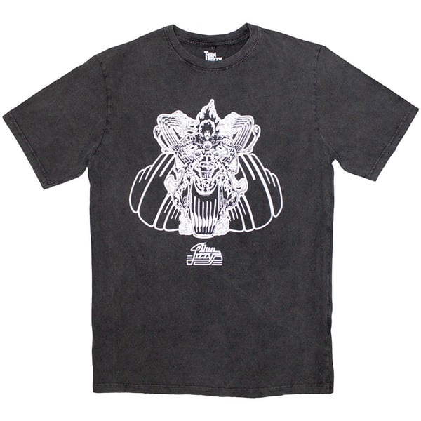 Thin Lizzy Unisex Stone Wash T-Shirt: Rocker (Large)